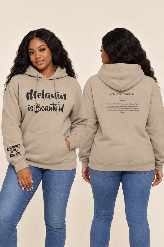 Melanin Is Beautiful Define Me Hoodie- Unisex