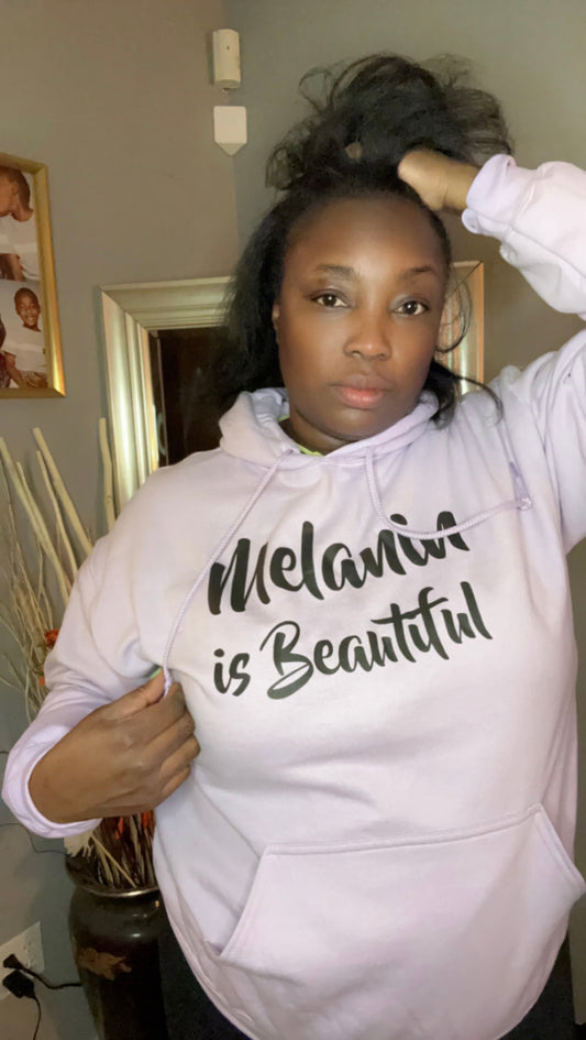 Melanin is Beautiful Unisex Hoodie Valentine(Violet)